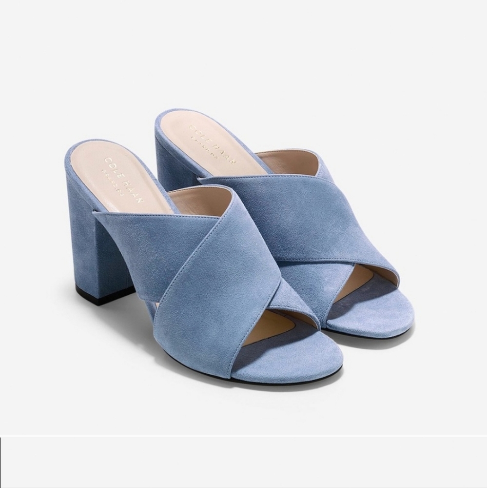 Cole Haan Gabby Crisscross Block Heel Sandal